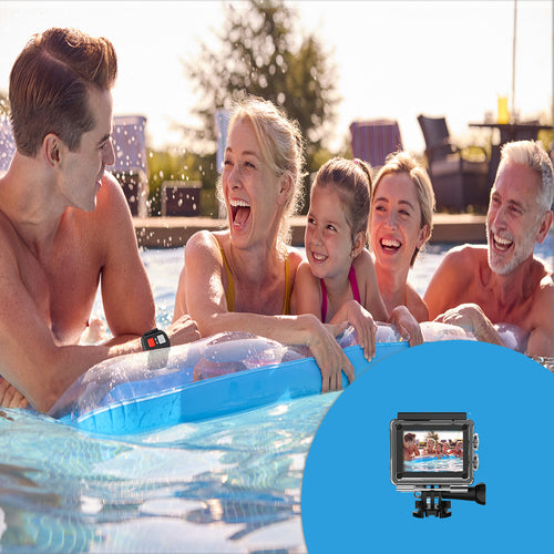 NexaCam Pro 4K Actionkamera med WiFi & Fjärrkontroll