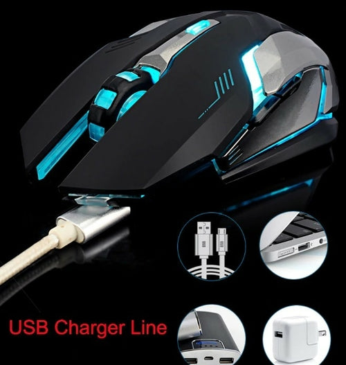 NexaStealth Trådlös RGB Gamingmus
